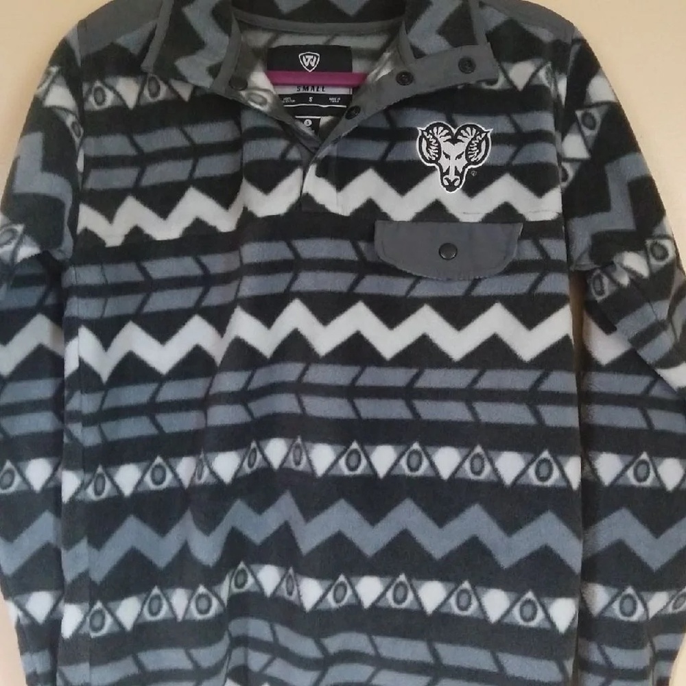 Top of the world by fanatics small LA Rams Aztec print quarter zip - Picture 1 of 3